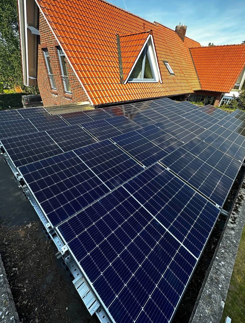 Solaranlage auf dem Dach